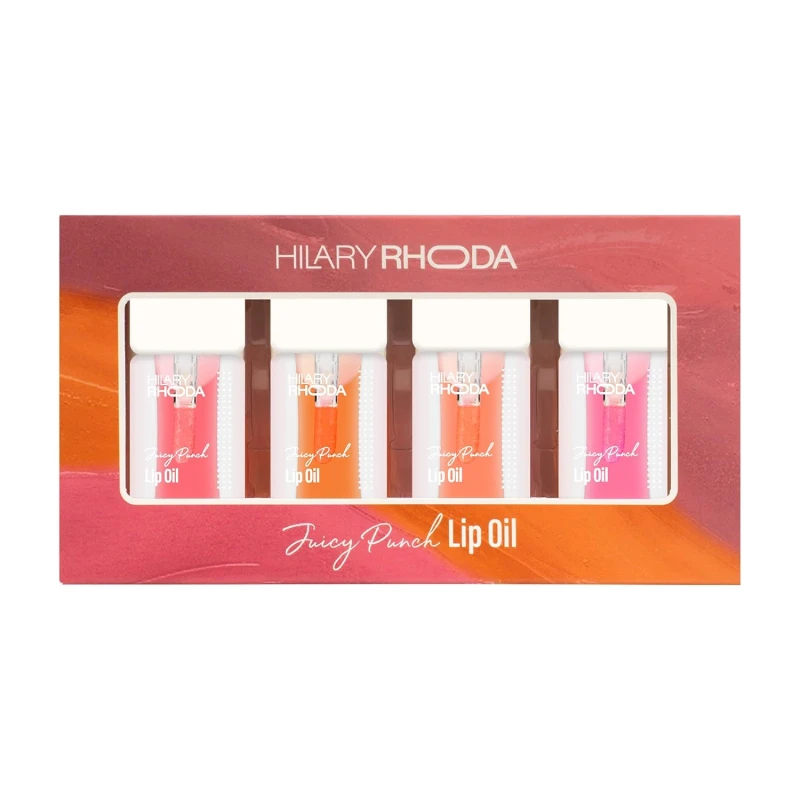 Hilary Rhoda Juicy Punch Lip Oil | Non-Greasy & Glossy Soft Finish | PH Colour-Changing Lip Oil | Keeps Lips Plump & Supple | Pack of 4 | 3.4ml X 4 thumbnail 7